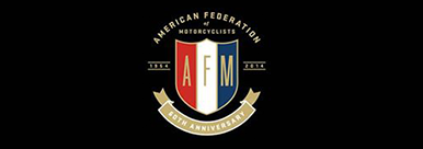 American Federation of Motorcyclists (AFM) Racing logo
